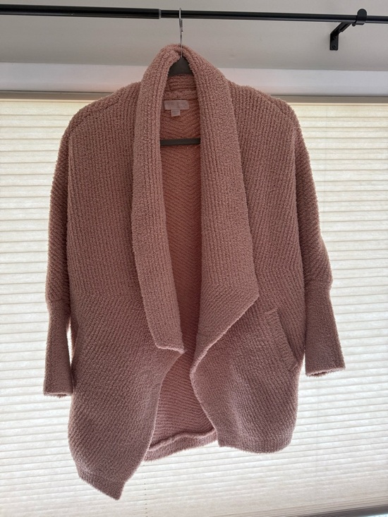 Barefoot Dreams Sweaters - Barefoot dreams Cozychic Cardigan Sweater - Dusty Rose (peach)